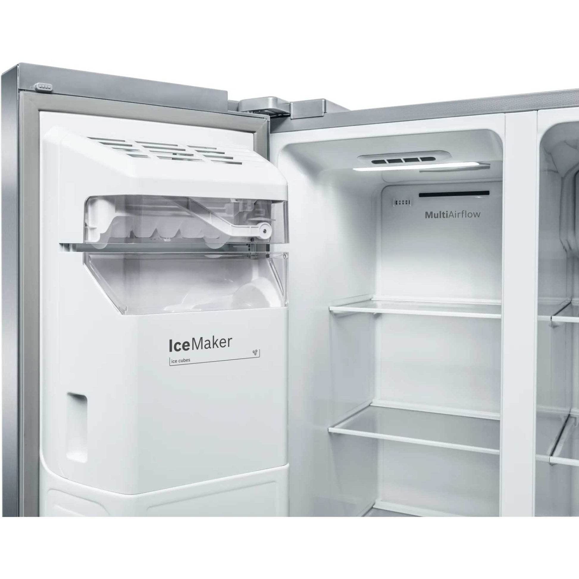 Bosch Series 6 American Style Fridge Freezer 80/20 Total No Frost - Brushed Steel - KAD93AIERG
