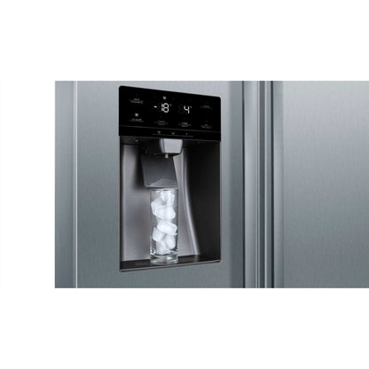 Bosch Series 6 American Style Fridge Freezer 80/20 Total No Frost - Brushed Steel - KAD93AIERG