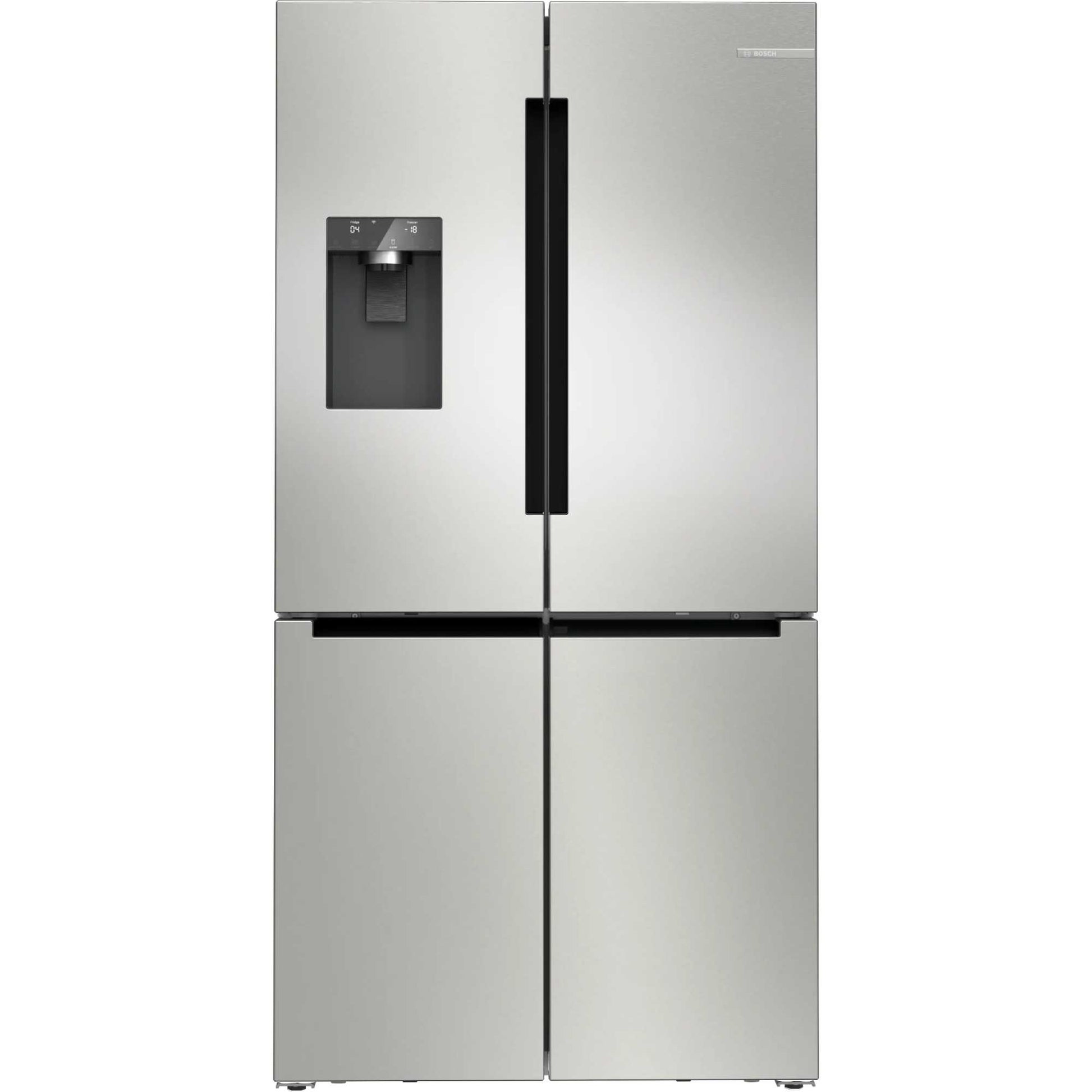Bosch Series 6 American Style Fridge Freezer 50/50 Total No Frost - Brushed Steel - KFD96APEA