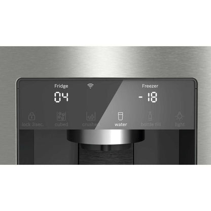 Bosch Series 6 American Style Fridge Freezer 50/50 Total No Frost - Brushed Steel - KFD96APEA