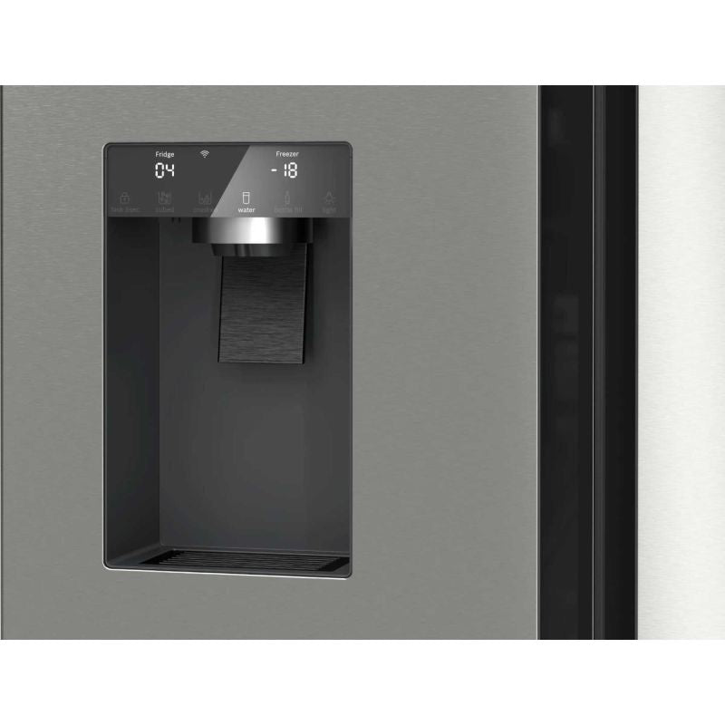 Bosch Series 6 American Style Fridge Freezer 50/50 Total No Frost - Brushed Steel - KFD96APEA