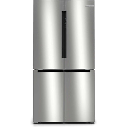 Bosch Series 4 American Style Fridge Freezer 70/30 Total No Frost - Brushed Steel - KFN96APEAG
