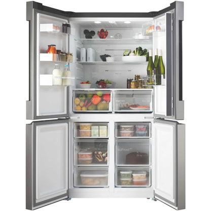 Bosch Series 4 American Style Fridge Freezer 60/40 Total No Frost - Brushed Steel - KFN96VPEAG