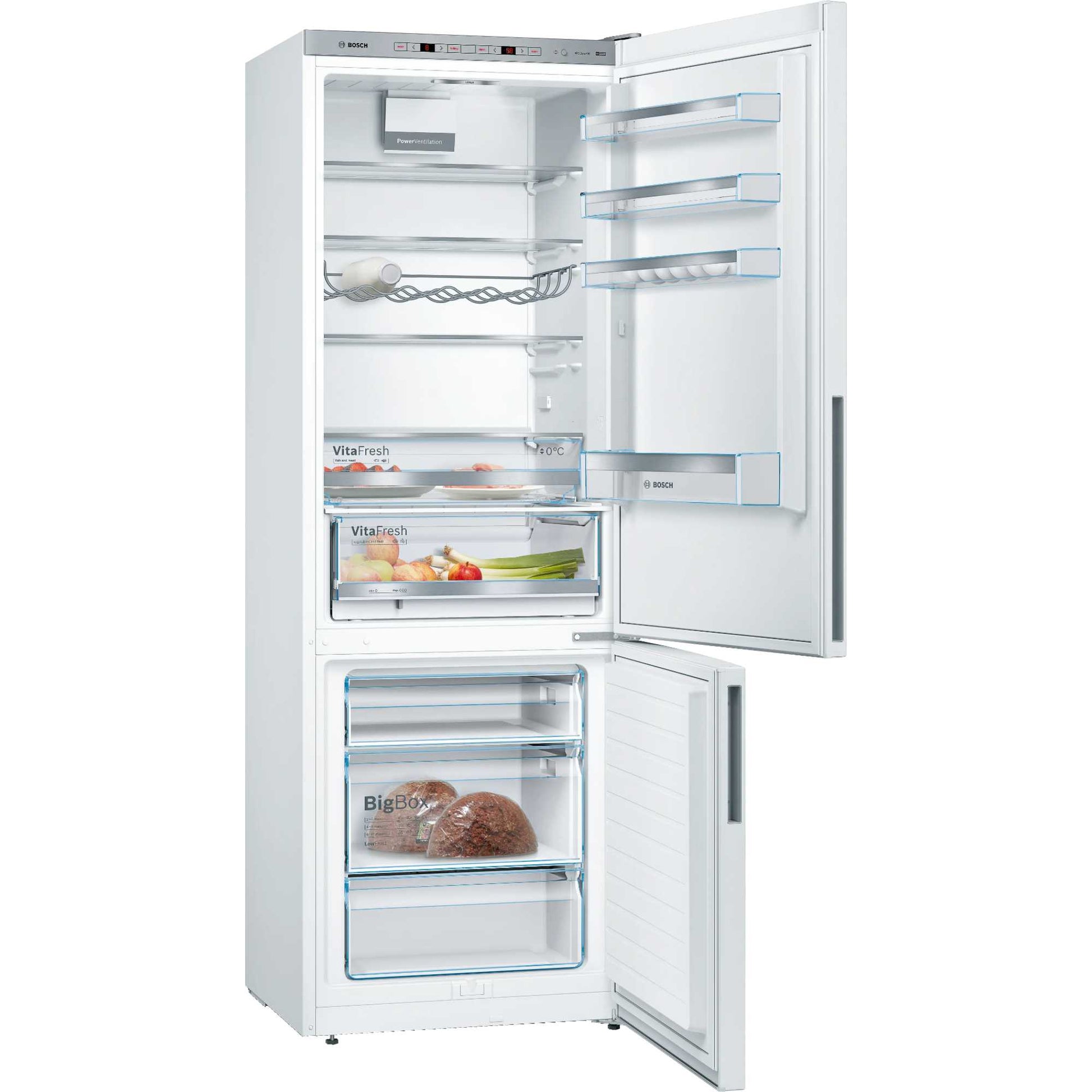 Bosch Series 6 Fridge Freezer 70/30 Low Frost- White - KGE49AWCAG