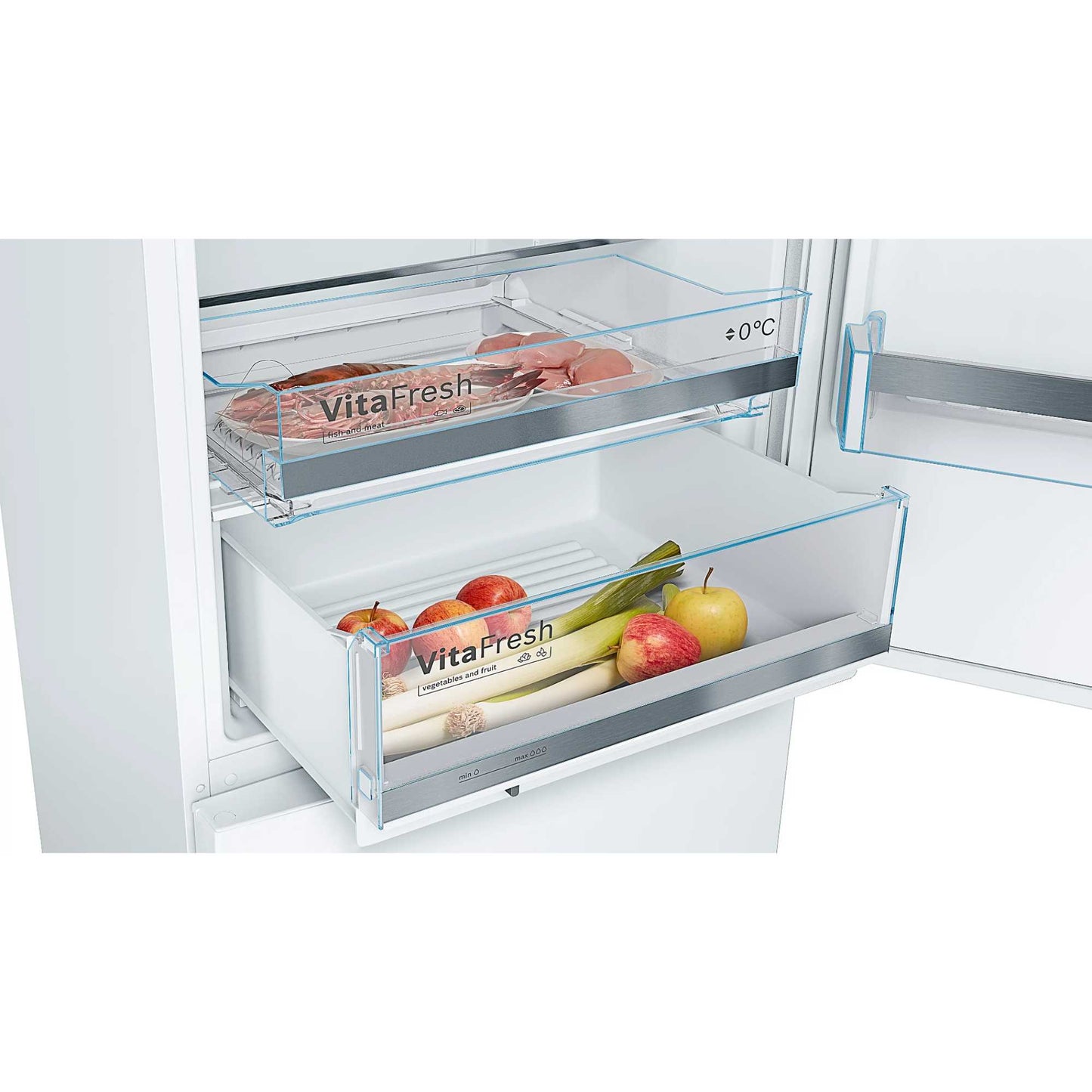 Bosch Series 6 Fridge Freezer 70/30 Low Frost- White - KGE49AWCAG