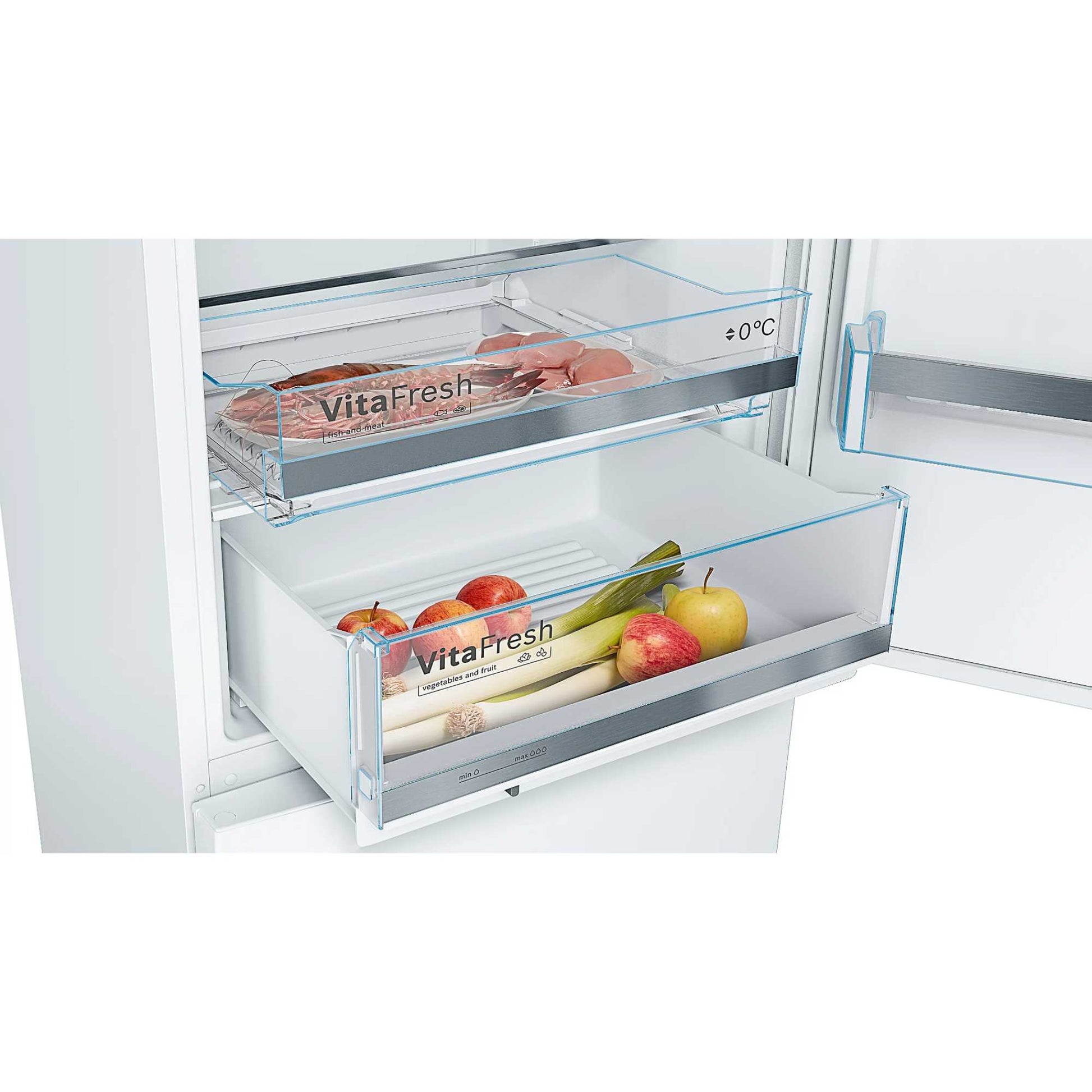 Bosch Series 6 Fridge Freezer 70/30 Low Frost- White - KGE49AWCAG