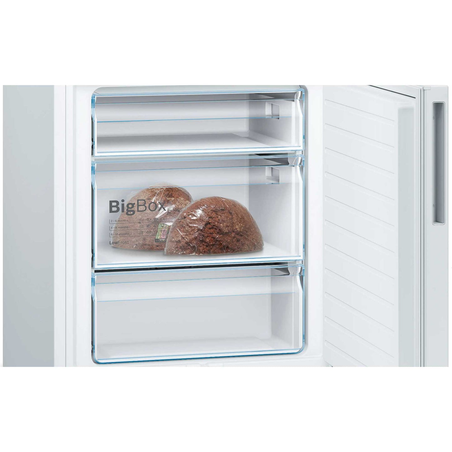 Bosch Series 6 Fridge Freezer 70/30 Low Frost- White - KGE49AWCAG