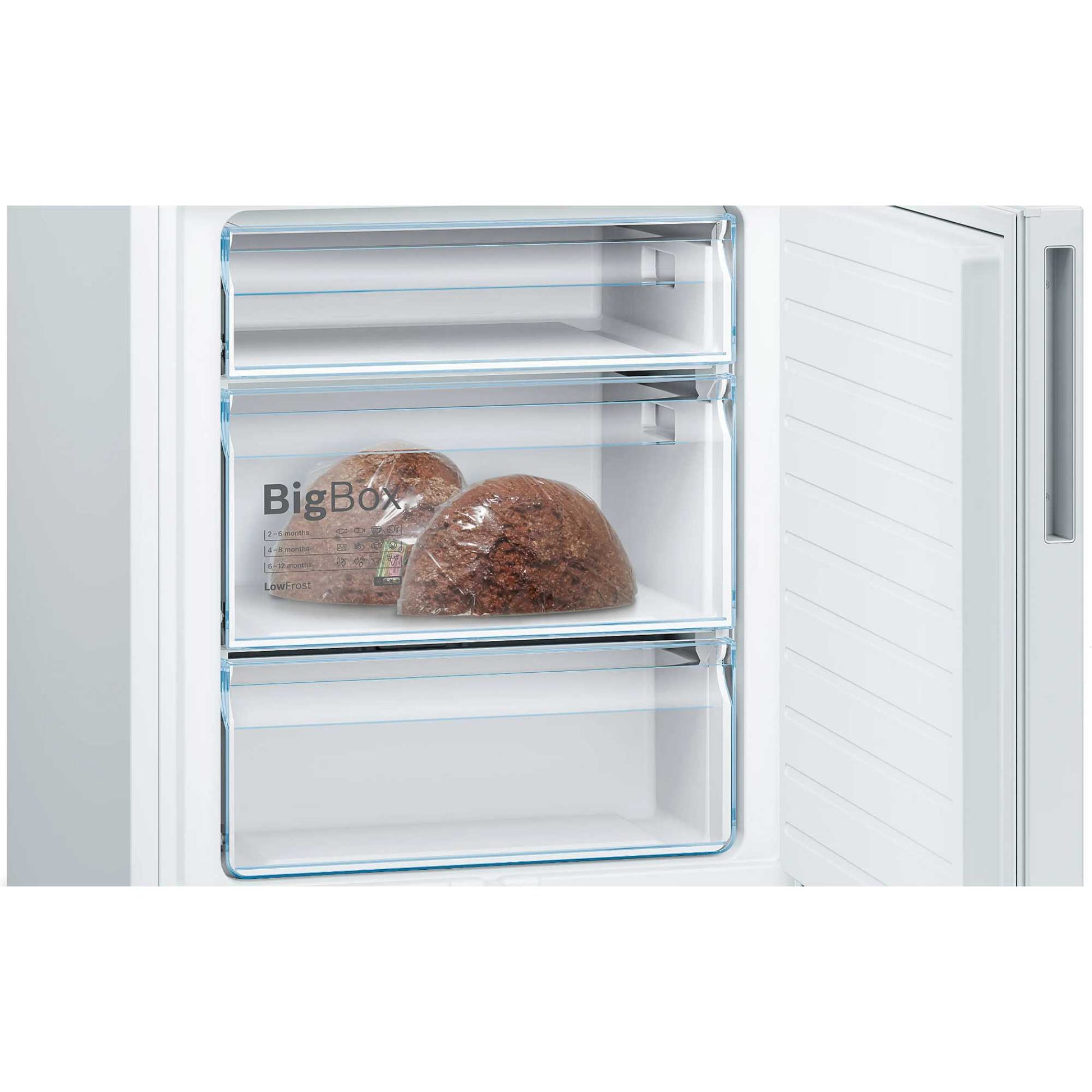 Bosch Series 6 Fridge Freezer 70/30 Low Frost- White - KGE49AWCAG