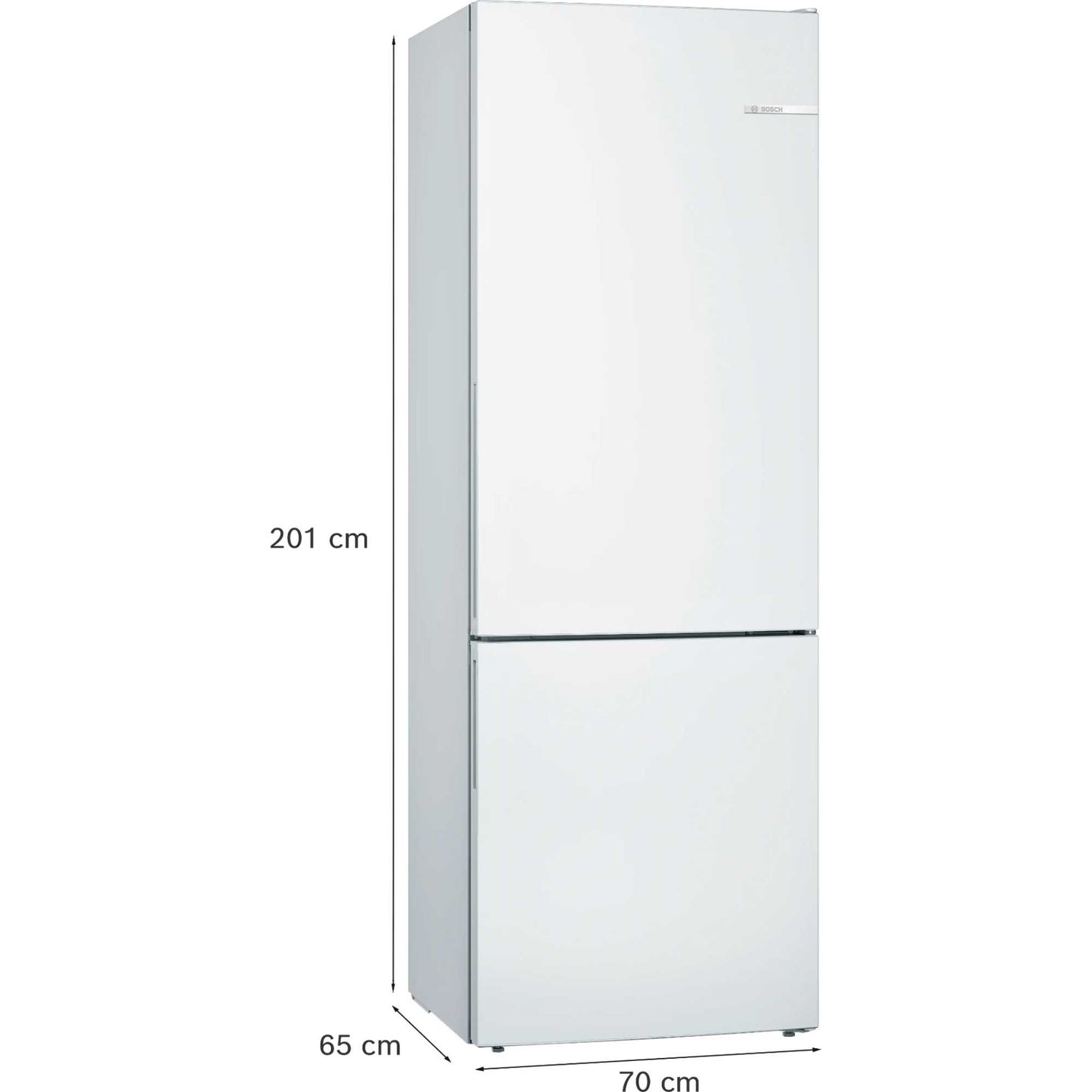 Bosch Series 6 Fridge Freezer 70/30 Low Frost- White - KGE49AWCAG