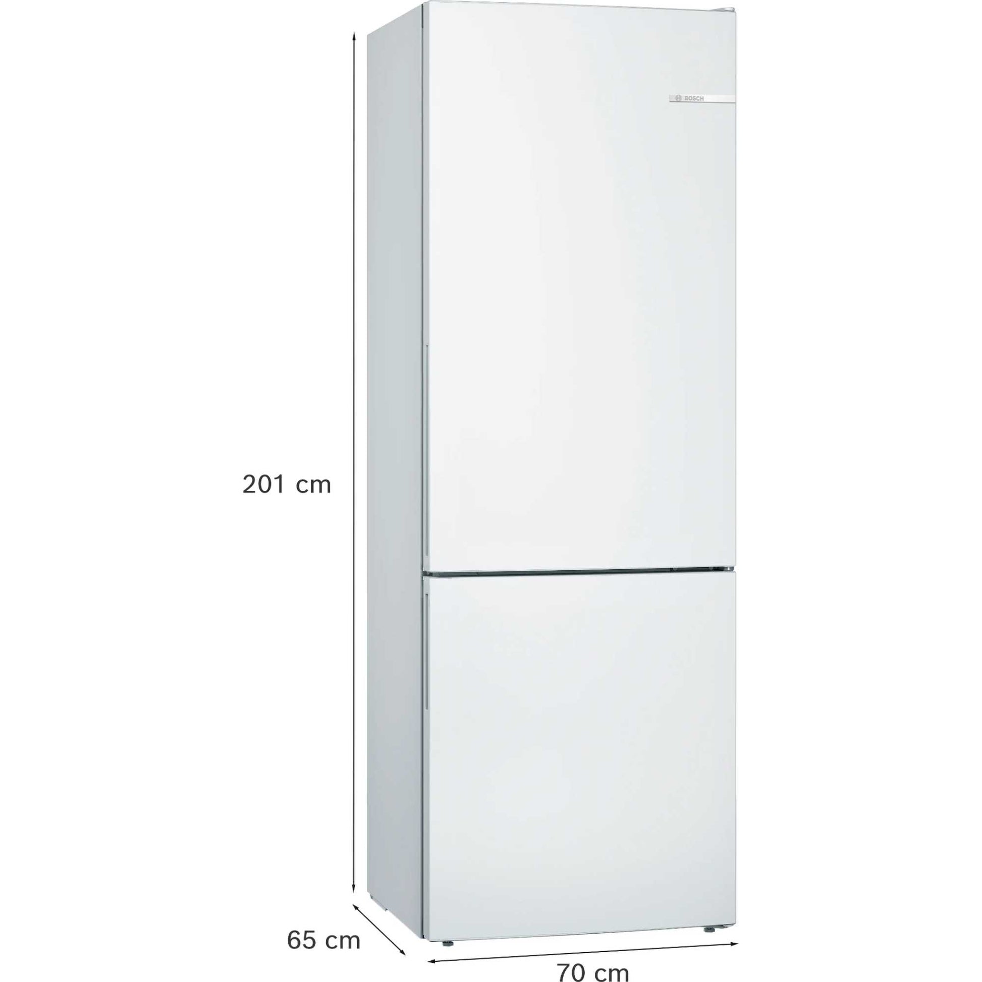 Bosch Series 6 Fridge Freezer 70/30 Low Frost- White - KGE49AWCAG