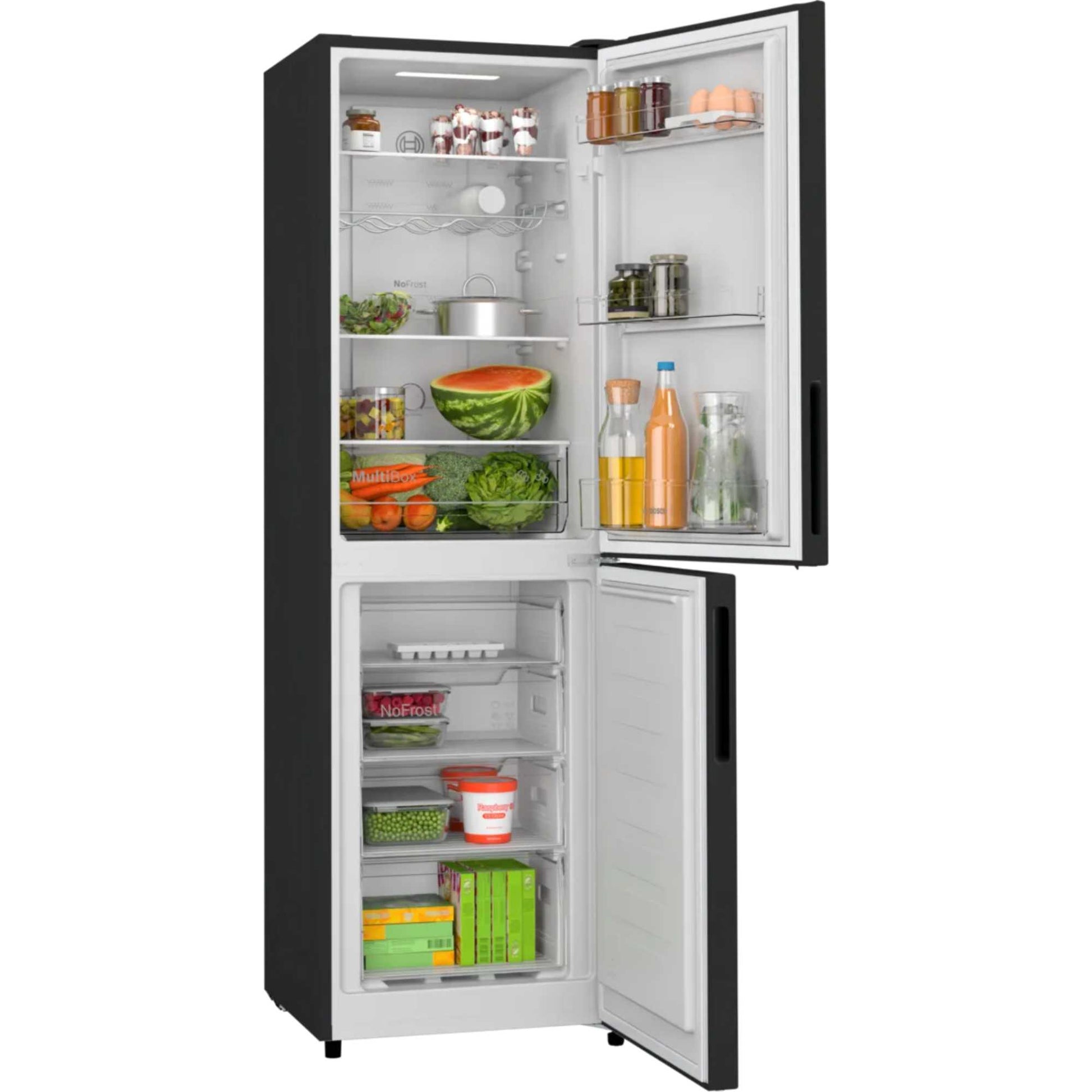 Bosch Series 2 Fridge Freezer 50/50 Total No Frost - Black - KGN27NBEAG