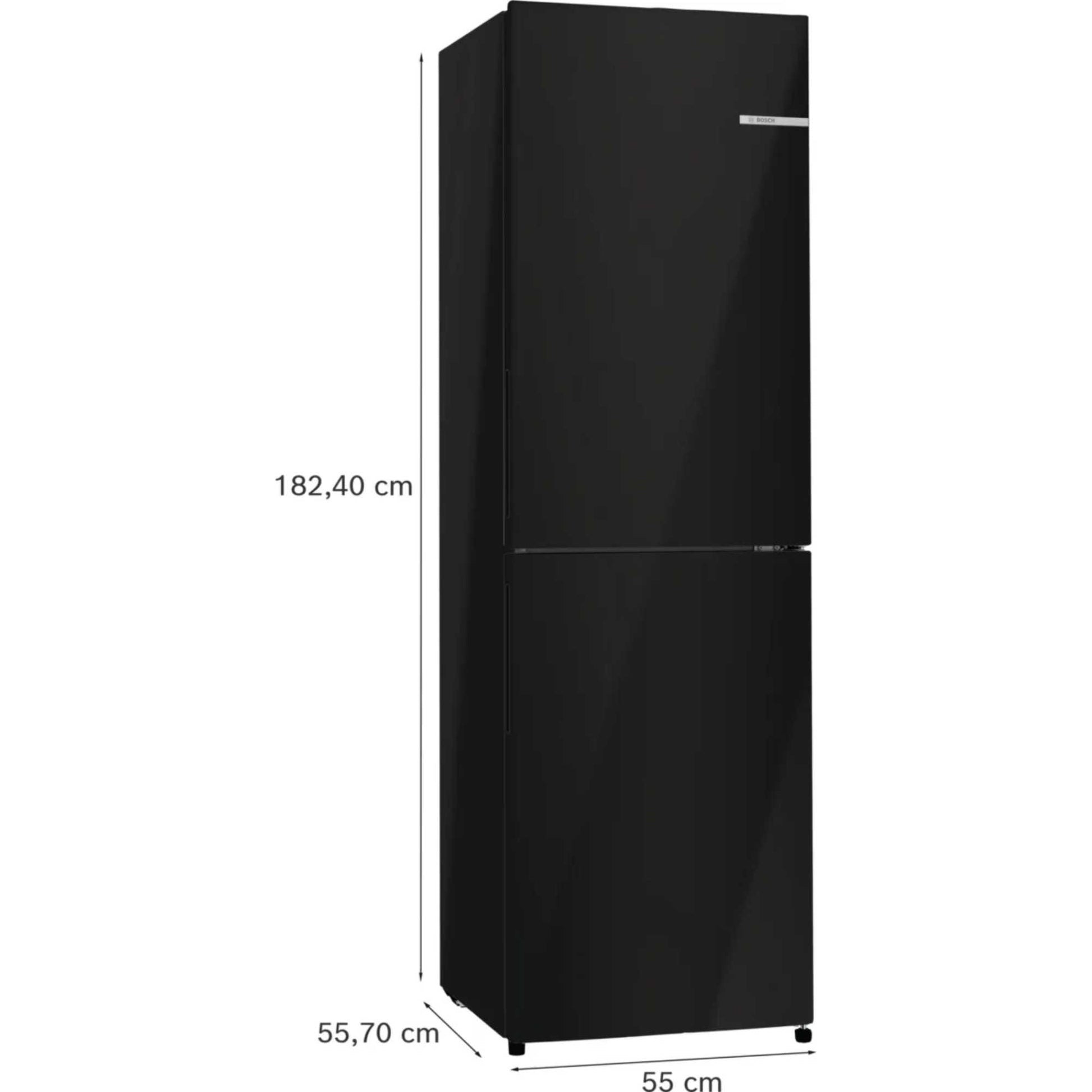 Bosch Series 2 Fridge Freezer 50/50 Total No Frost - Black - KGN27NBEAG
