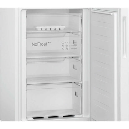 Bosch Series 2 Fridge Freezer 50/50 Total No Frost - White - KGN27NWEAG