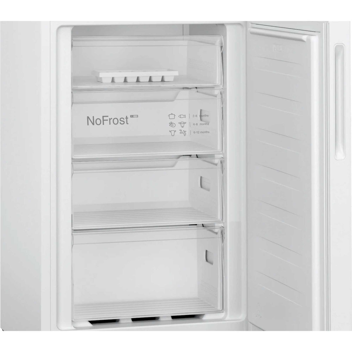Bosch Series 2 Fridge Freezer 50/50 Total No Frost - White - KGN27NWEAG