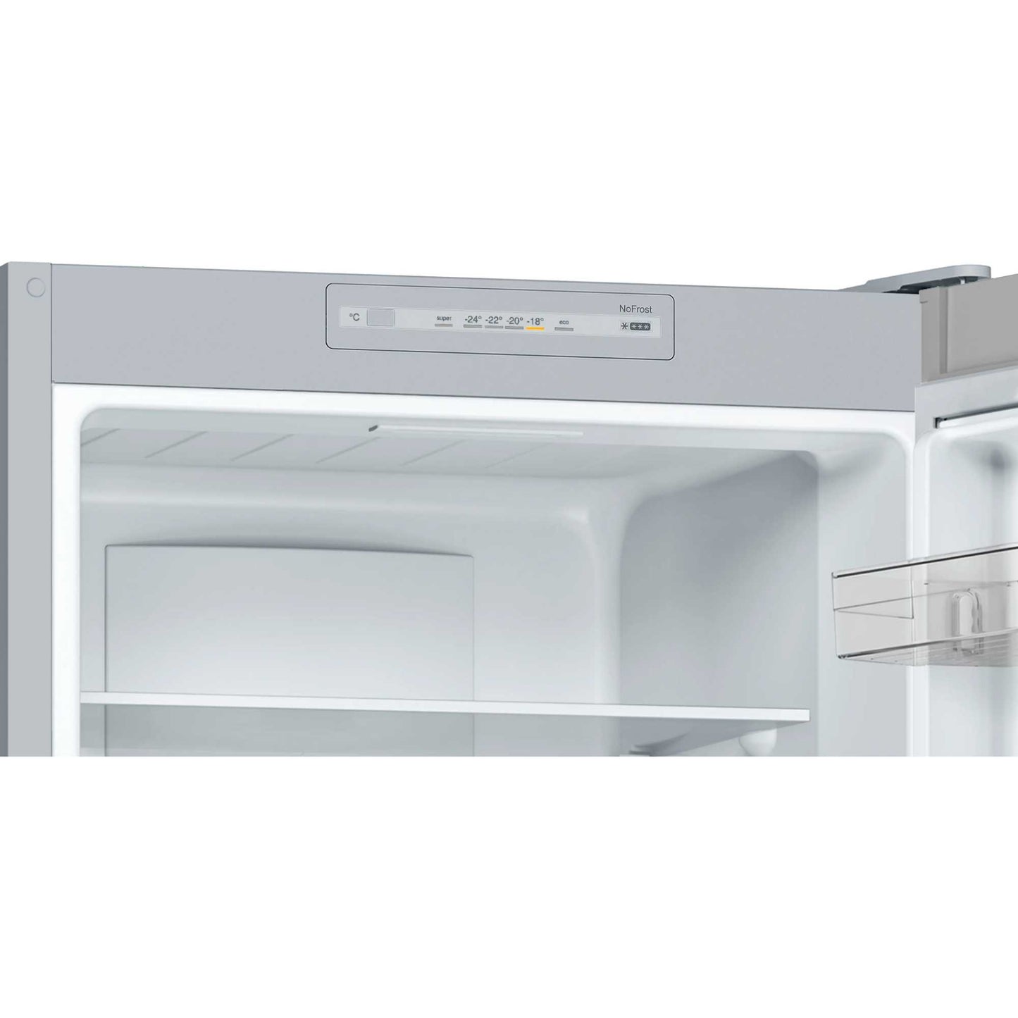 Bosch Series 2 Fridge Freezer 60/40 Total No Frost - Stainless Steel - KGN33NLEBG