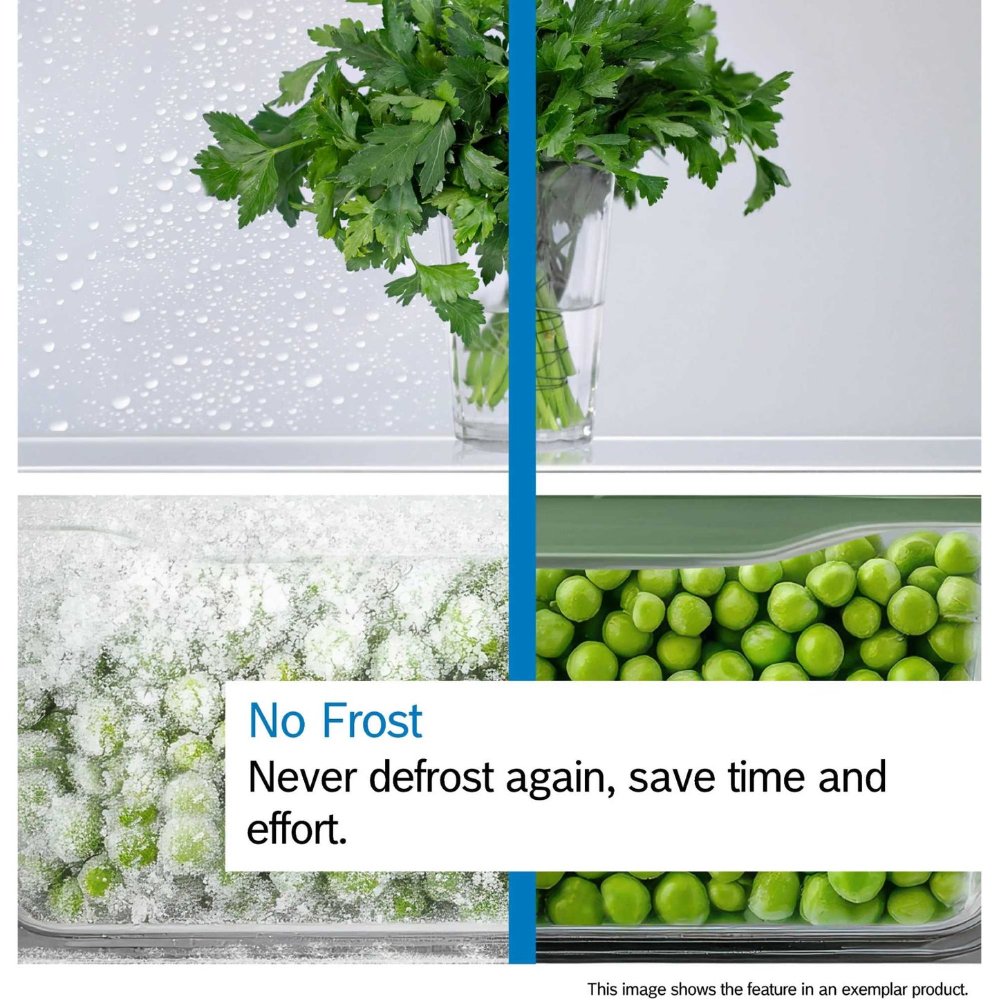 Bosch Series 2 Fridge Freezer 60/40 Total No Frost - Stainless Steel - KGN33NLEBG