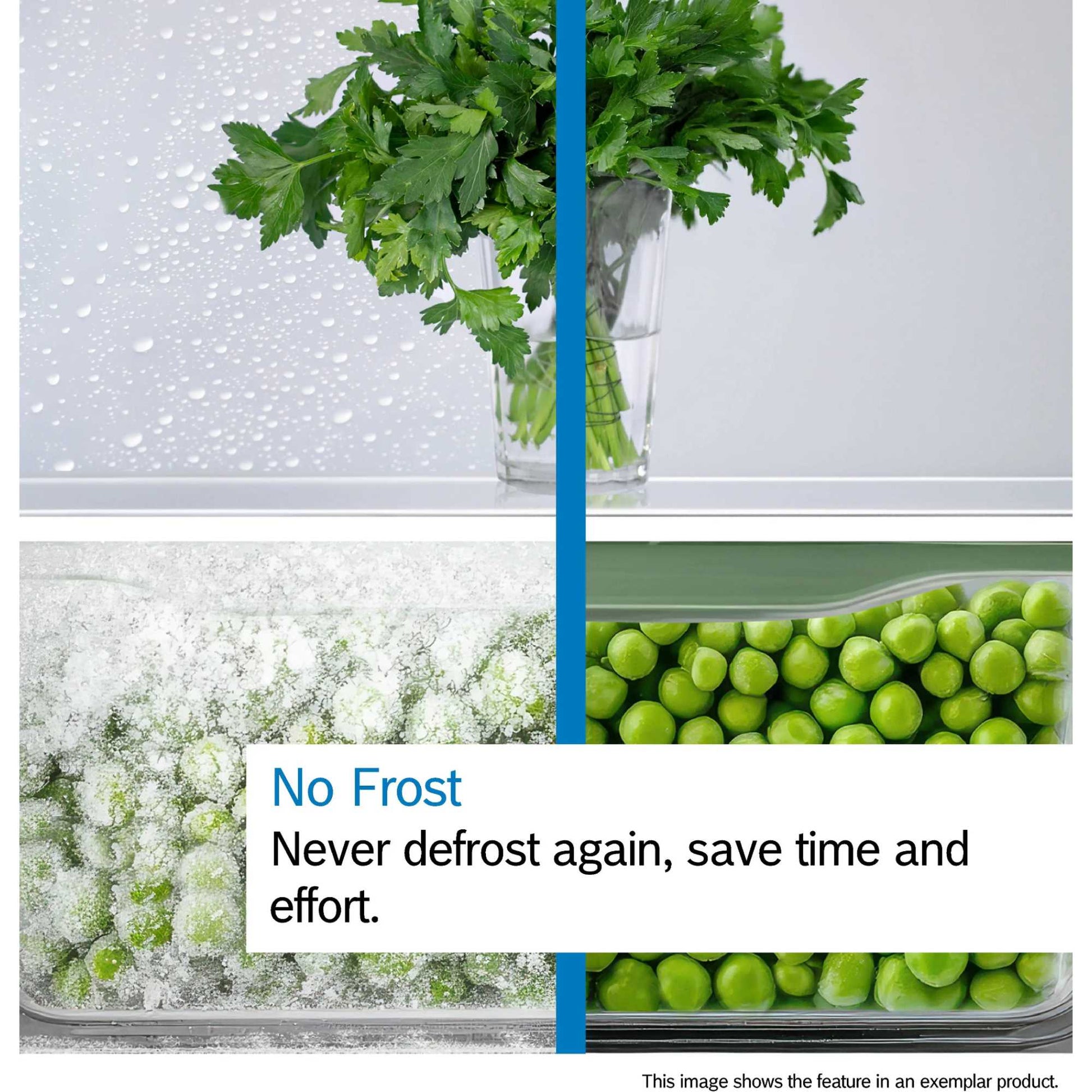 Bosch Series 2 Fridge Freezer 60/40 Total No Frost - Stainless Steel - KGN33NLEBG