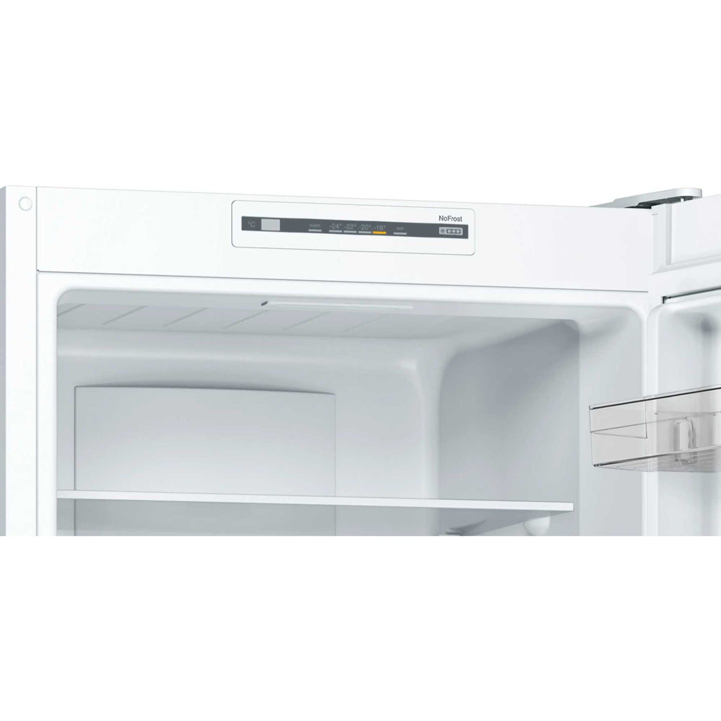 Bosch Series 2 Fridge Freezer 60/40 Total No Frost - White - KGN33NWEBG