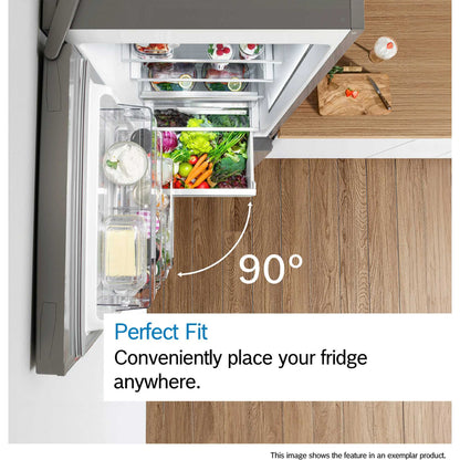 Bosch Series 2 Fridge Freezer 60/40 Total No Frost - White - KGN36NWEAG