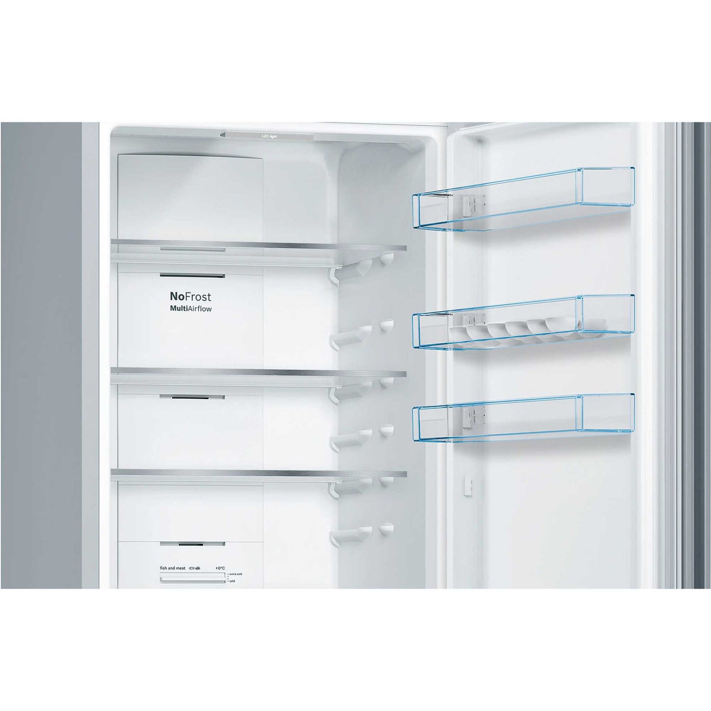 Bosch Series 4 Fridge Freezer 70/30 Total No Frost - Stainless Steel - KGN392LEBG