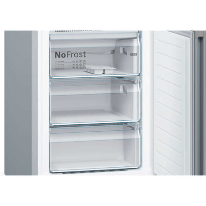 Bosch Series 4 Fridge Freezer 70/30 Total No Frost - Stainless Steel - KGN392LEBG