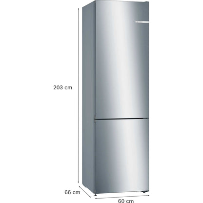Bosch Series 4 Fridge Freezer 70/30 Total No Frost - Stainless Steel - KGN392LEBG