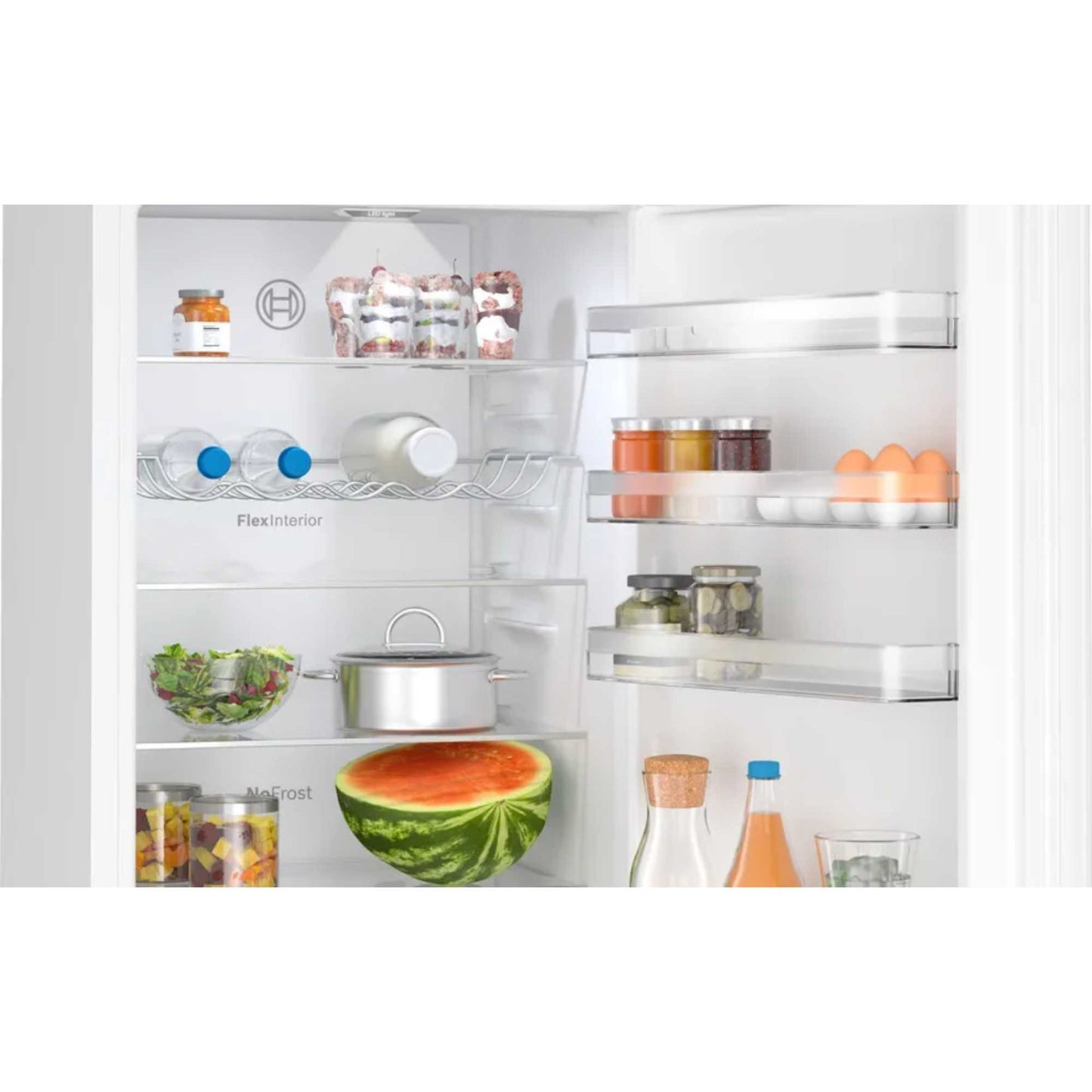 Bosch Series 4 Fridge Freezer 70/30 Total No Frost - White - KGN392WDFG