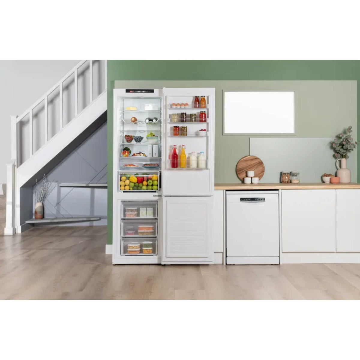Bosch Series 4 Fridge Freezer 70/30 Total No Frost - White - KGN392WDFG