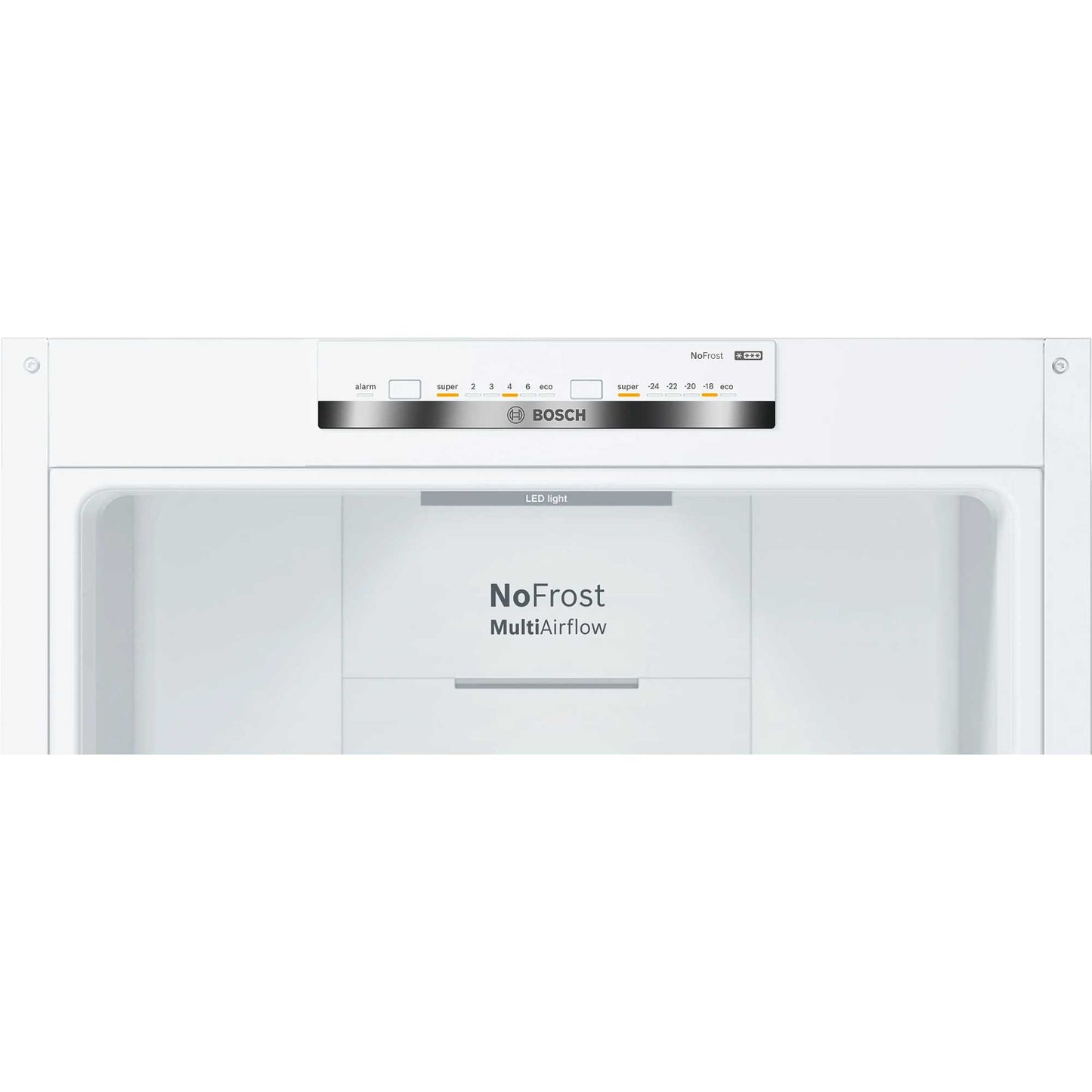 Bosch Series 4 Fridge Freezer 70/30 Total No Frost - White - KGN392WEBG