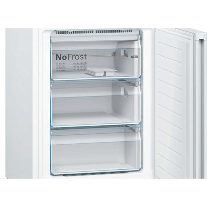 Bosch Series 4 Fridge Freezer 70/30 Total No Frost - White - KGN392WEBG
