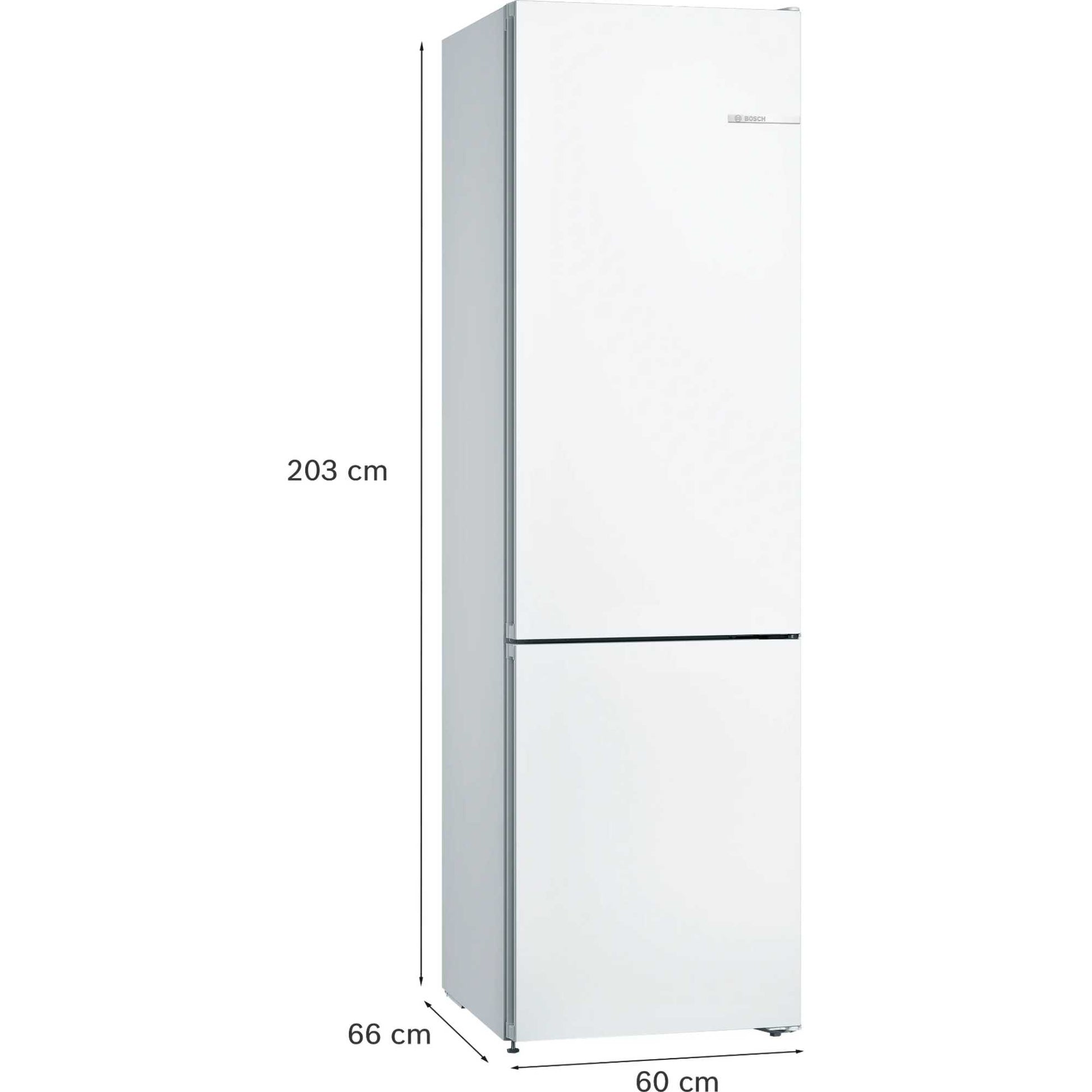 Bosch Series 4 Fridge Freezer 70/30 Total No Frost - White - KGN392WEBG