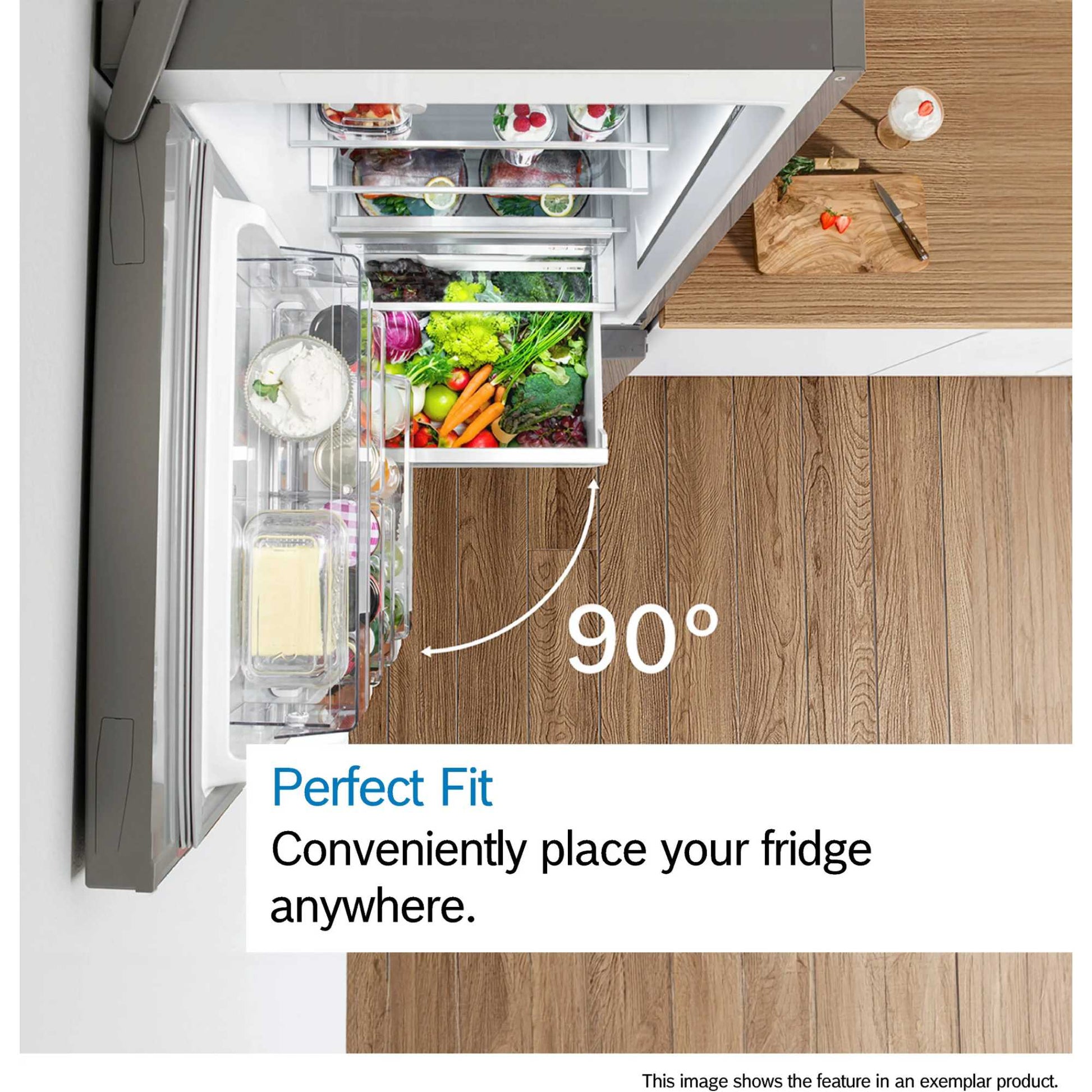 Bosch Series 4 Fridge Freezer 70/30 Total No Frost - White - KGN392WEBG