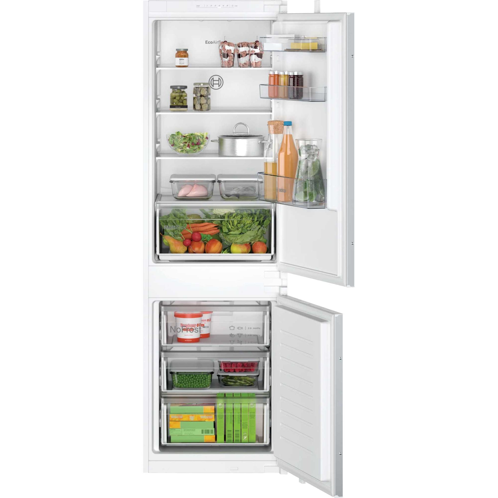 Bosch Series 2 Built-In Fridge Freezer 60/40 NoFrost - KIN86NSE0G