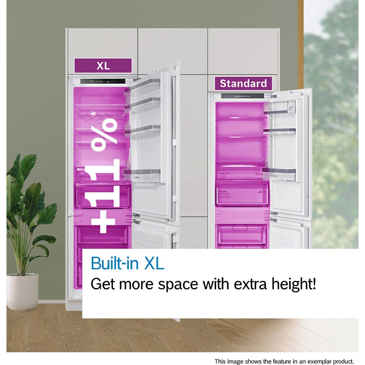 Bosch Series 4 Built-In Fridge Freezer 70/30 No Frost - KIN96VFD0G