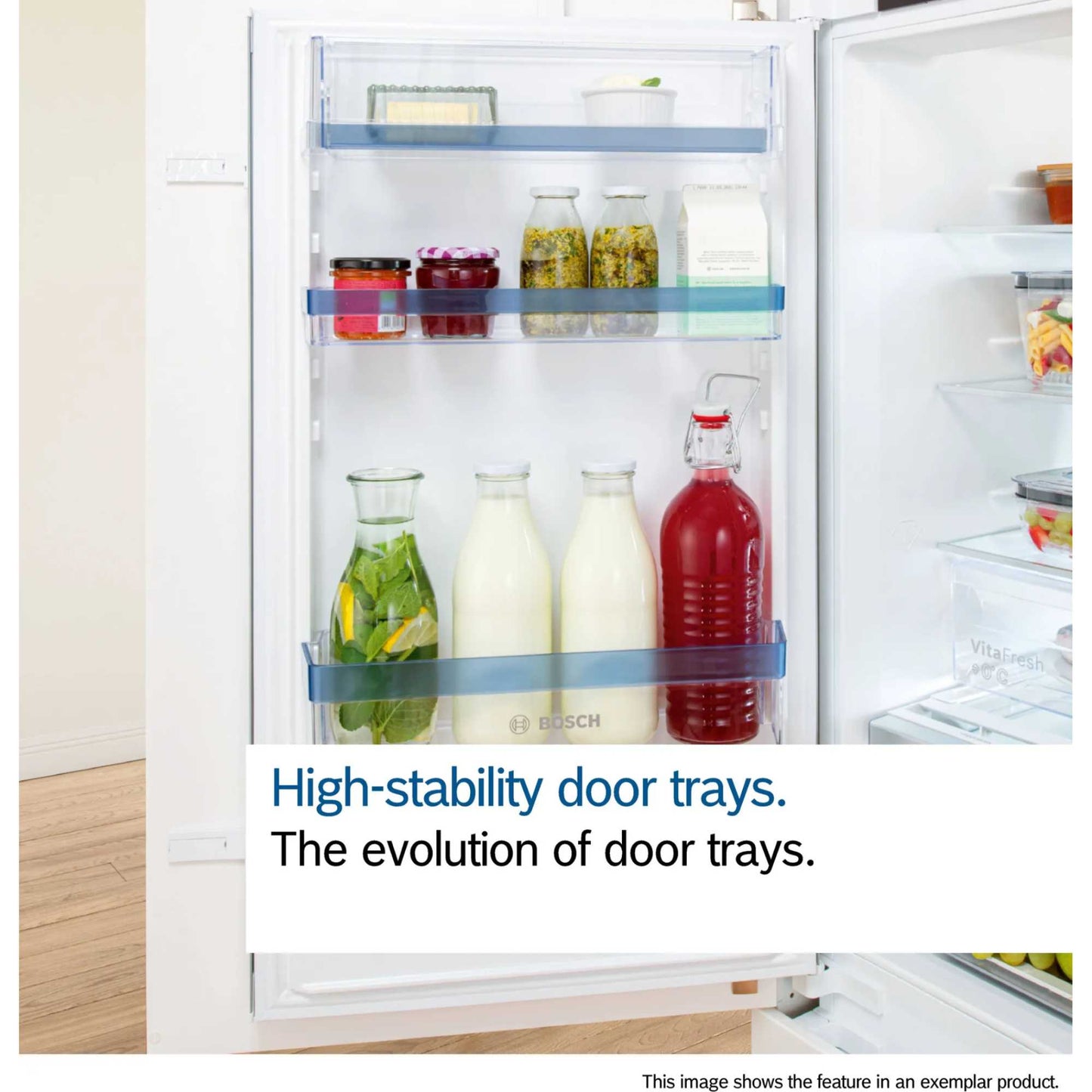 Bosch Series 4 Built-In Tall Larder Fridge - KIR81VFE0G