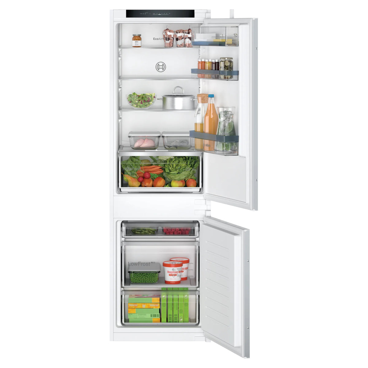 Bosch KIV86VSE0G Series 4 Built-In LowFrost Fridge-Freezer