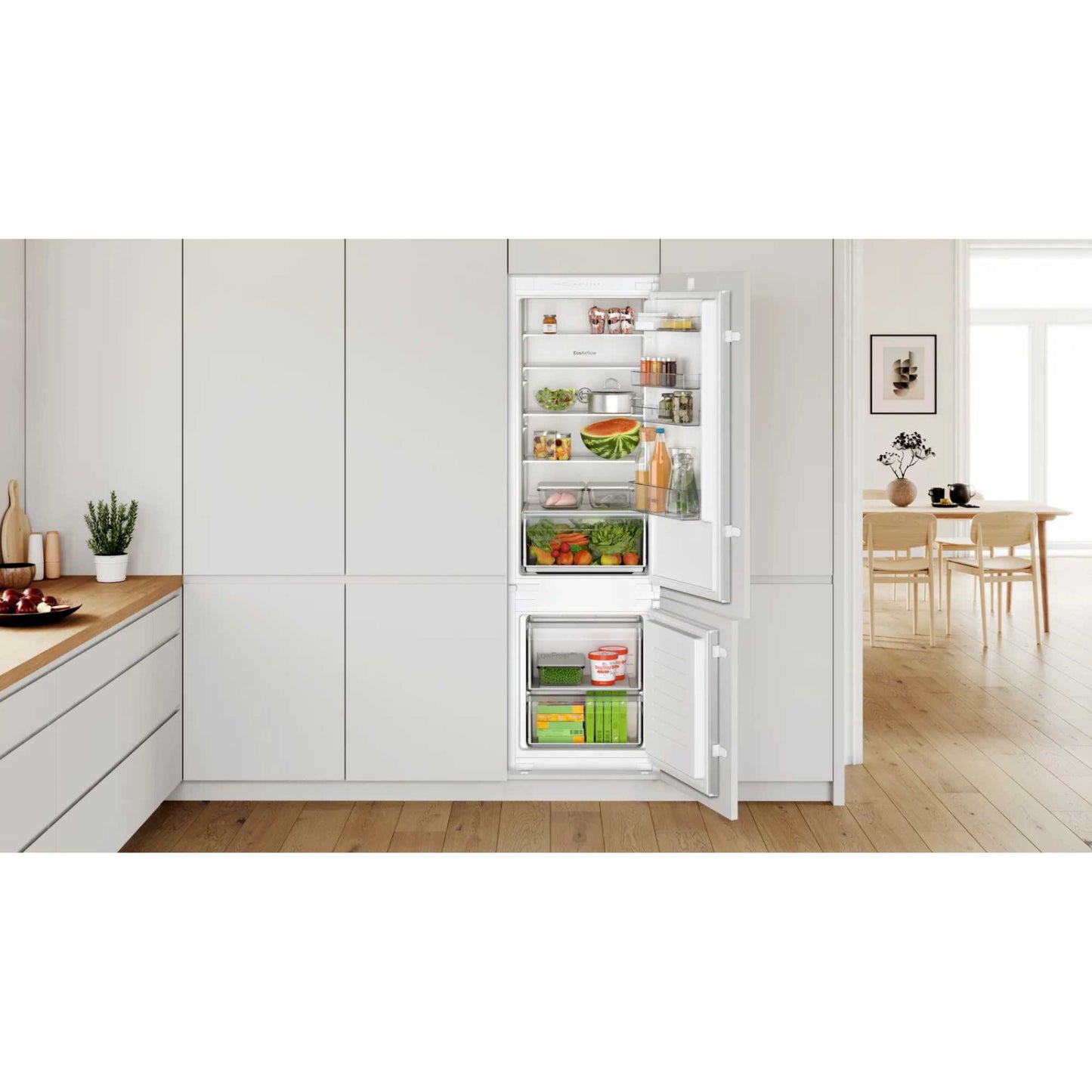 Bosch Series 2 Built-In Fridge Freezer 70/30 Low Frost - KIV87NSE0G