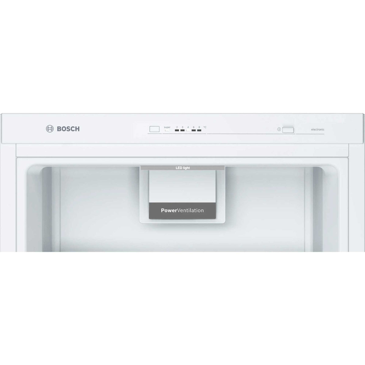 Bosch Series 4 Tall Larder Fridge - White - KSV36VWEPG