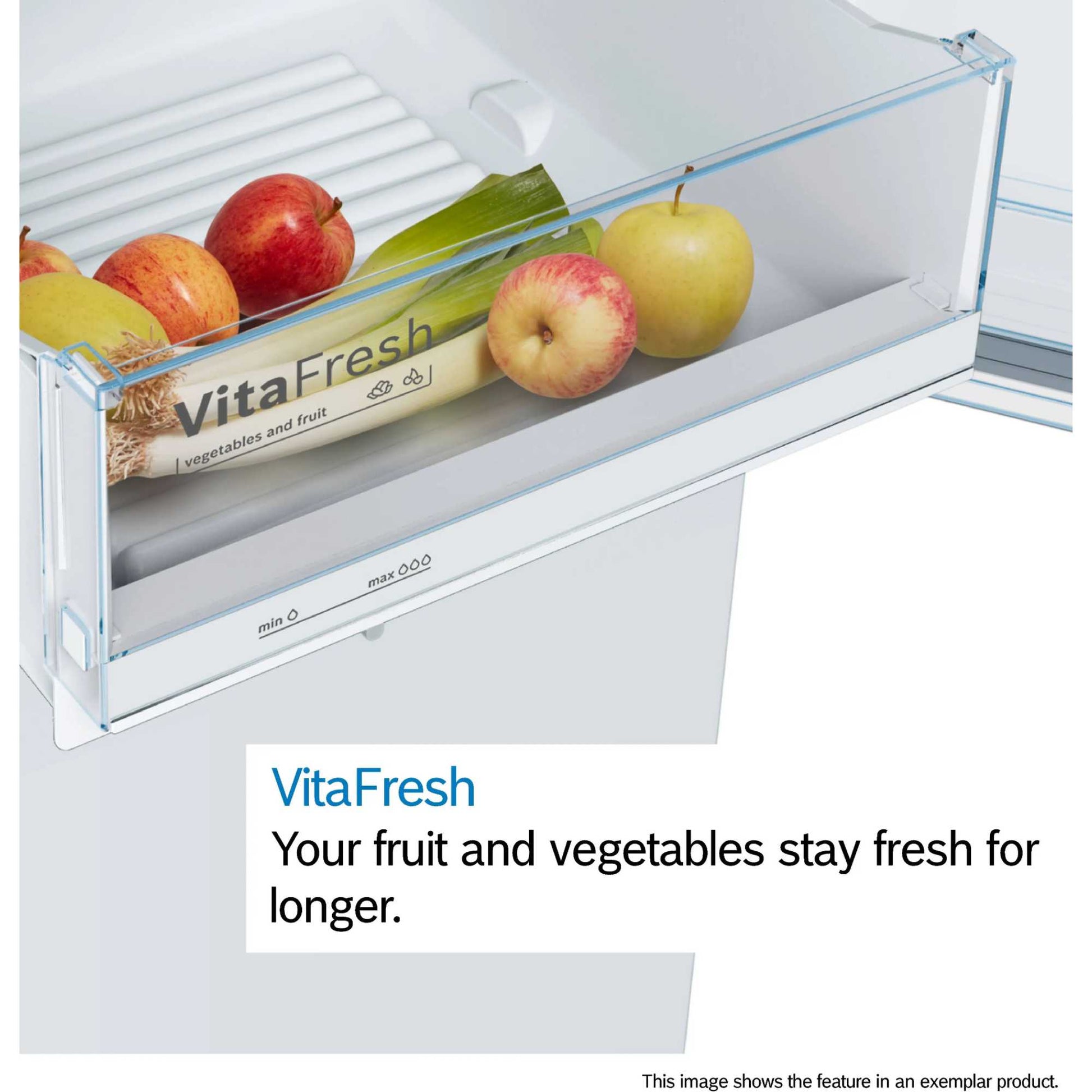Bosch Series 4 Tall Larder Fridge - White - KSV36VWEPG