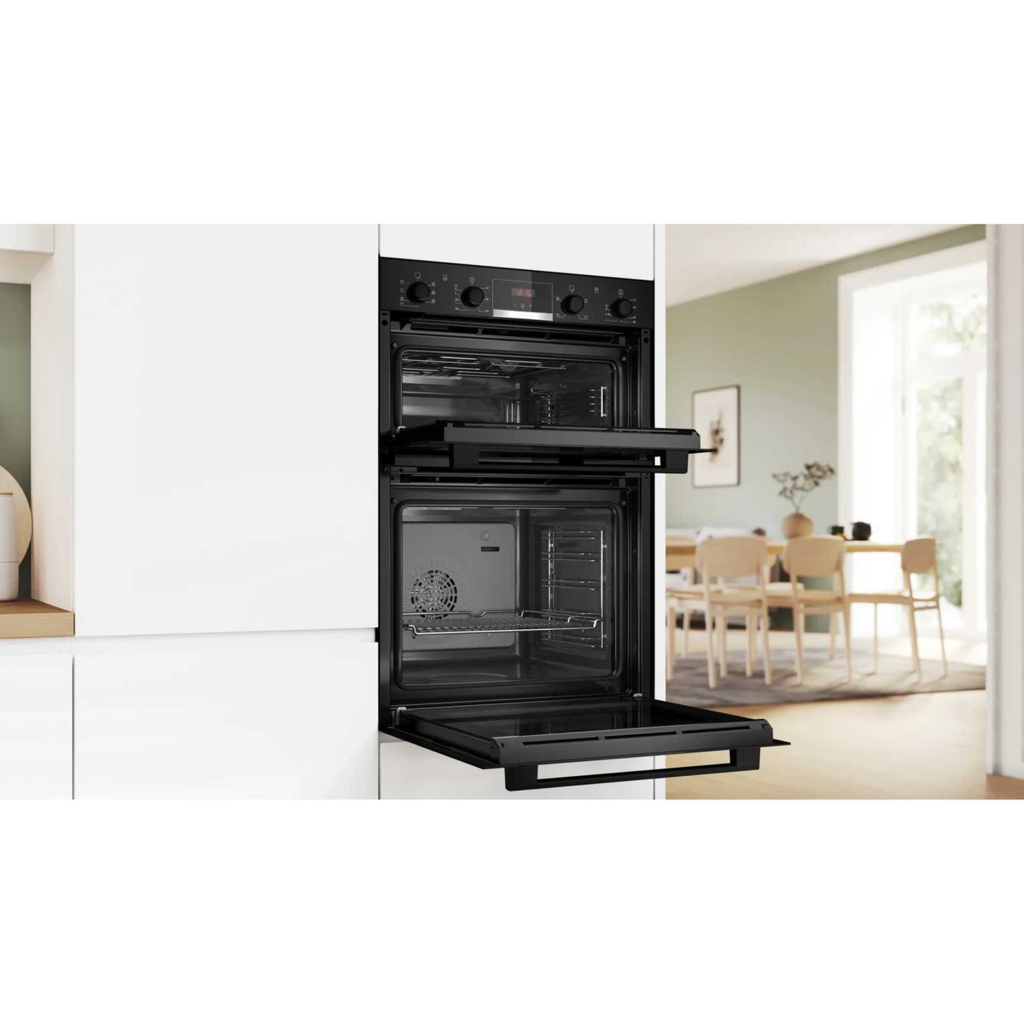 Bosch Series 4 MBA533BB3B Built-In Double Oven - Black