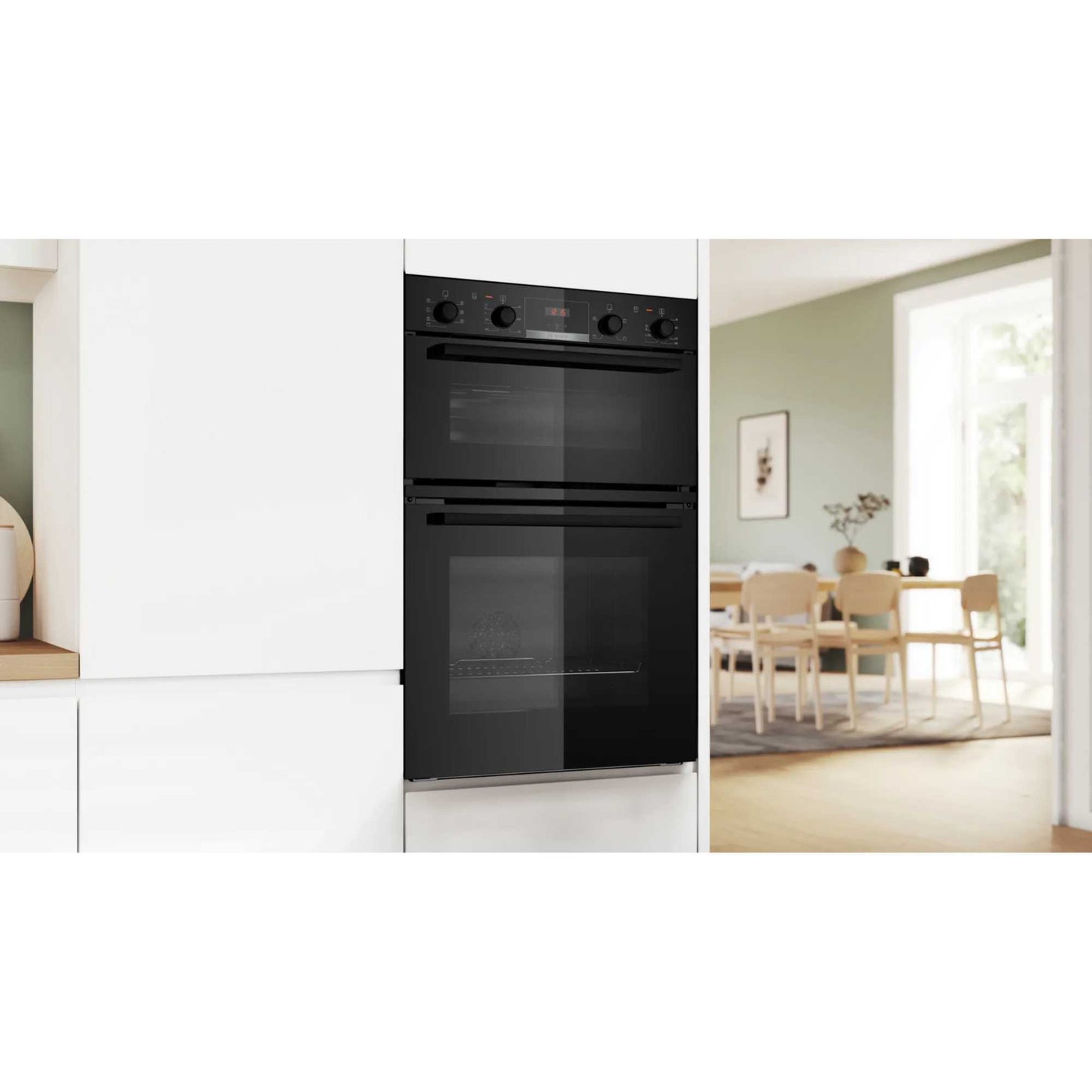 Bosch Series 4 MBA533BB3B Built-In Double Oven - Black