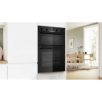 Bosch Series 4 MBA533BB3B Built-In Double Oven - Black