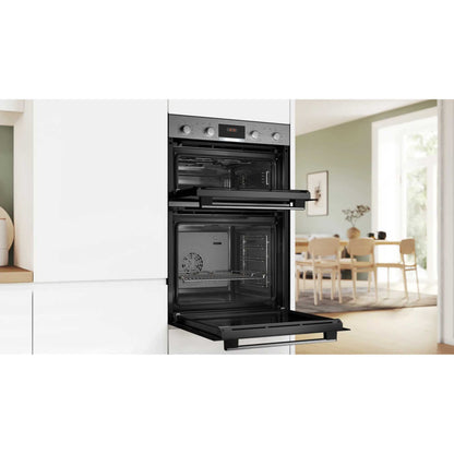 Bosch Series 4 MBA533BS3B Built-In Double Oven - Stainless Steel