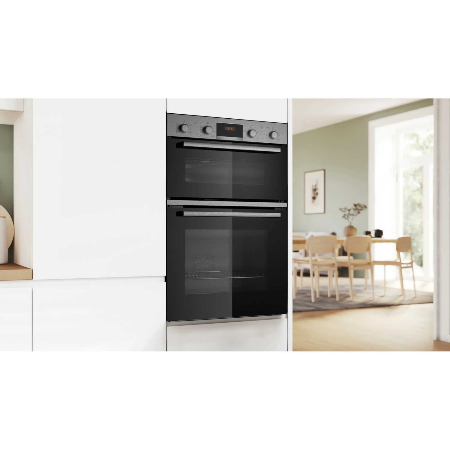 Bosch Series 4 MBA533BS3B Built-In Double Oven - Stainless Steel