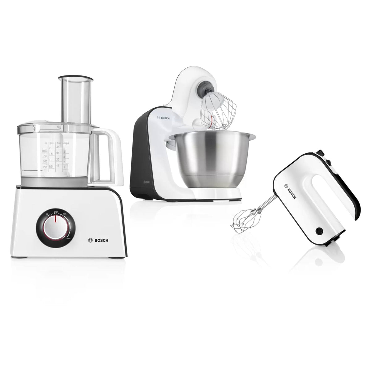 Bosch MFQ4020GB Styline Hand Mixer - White
