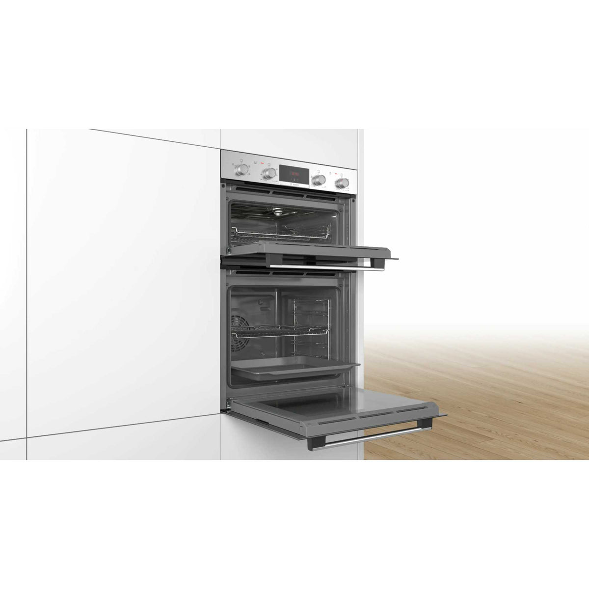 Bosch Series 2 MHA133BR0B Built-In Double Oven - Stainless Steel