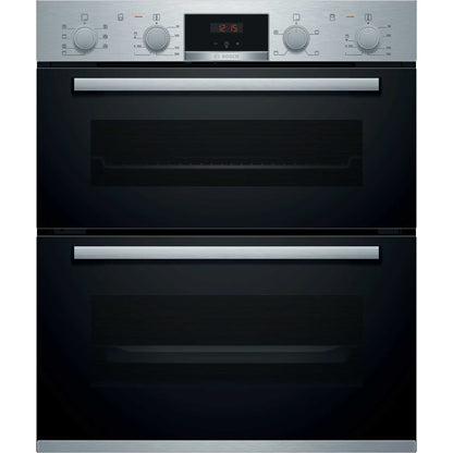 Bosch Series 4 NBS533BS0B Built-Under Double Oven- Stainless Steel