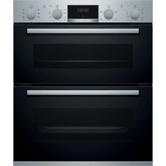 Bosch Series 4 NBS533BS0B Built-Under Double Oven- Stainless Steel