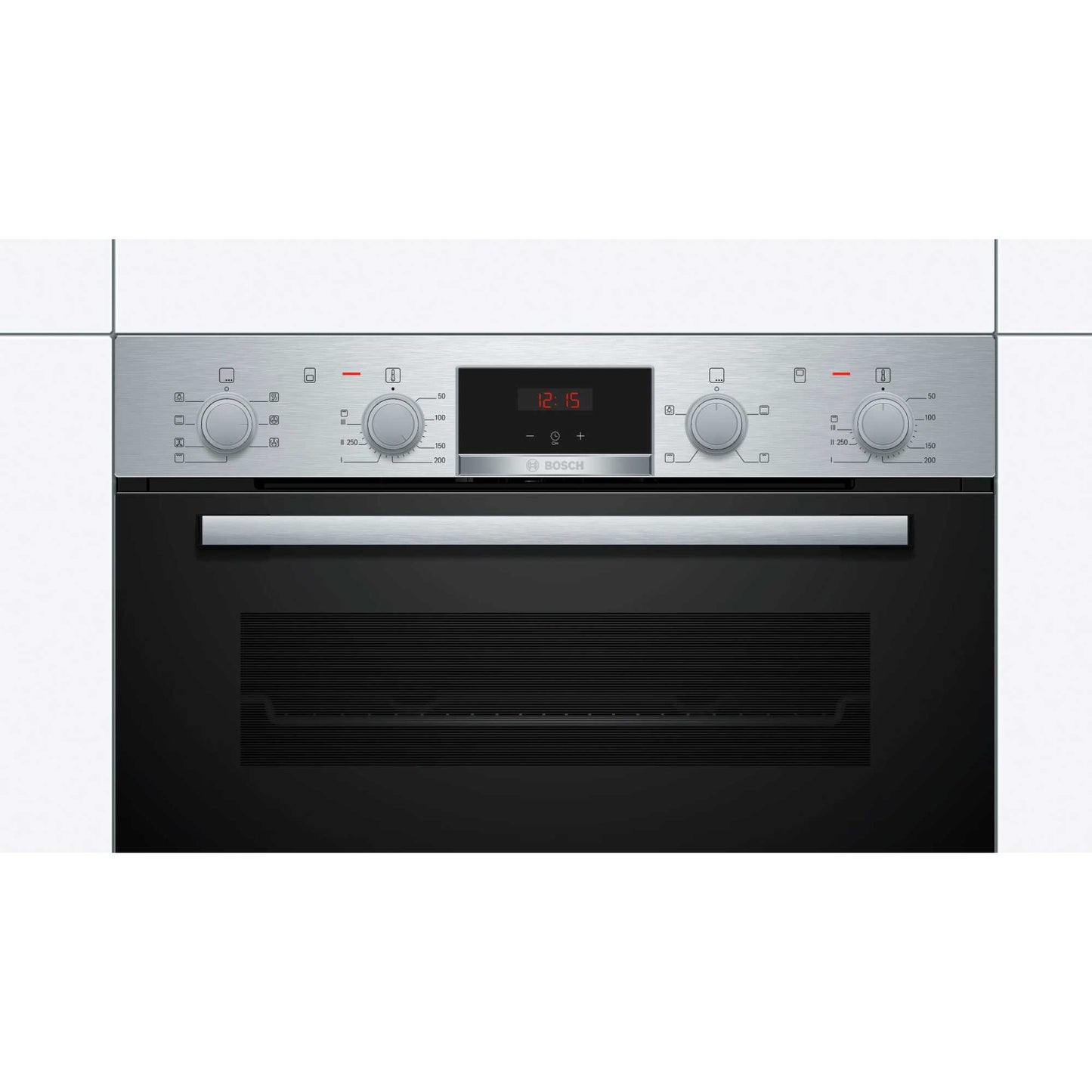 Bosch Series 4 NBS533BS0B Built-Under Double Oven- Stainless Steel