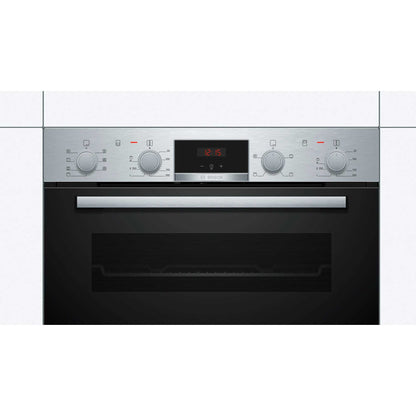 Bosch Series 4 NBS533BS0B Built-Under Double Oven- Stainless Steel